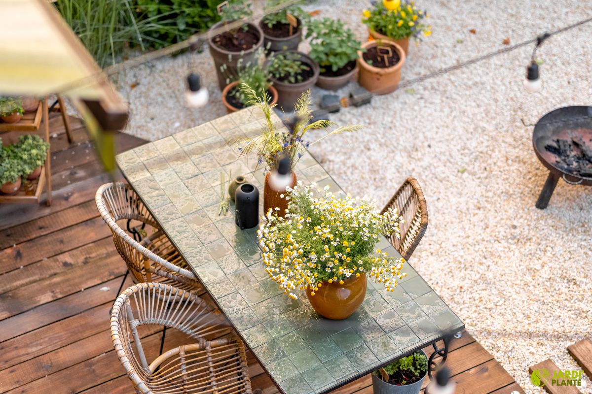 Nichoir à Oiseaux Sur Piquet Décoratif - 67 Cm De Haut, Bois Et Rotin - Pour Jardin, Balcon, Parc - Couleur Aléatoire