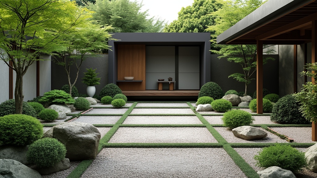aménagement jardin zen japonais