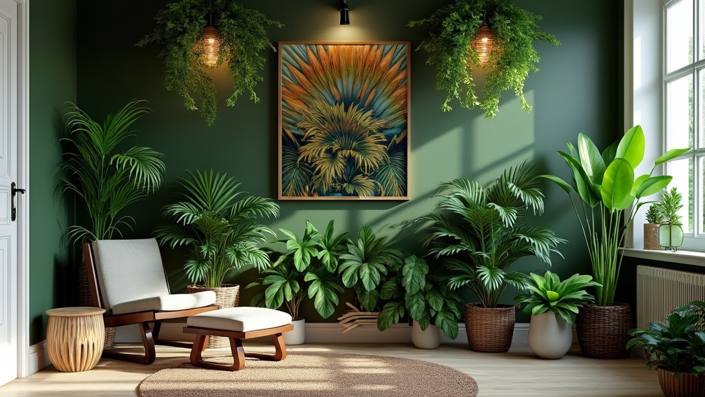 plantes d'intérieur atypiques pour déco tropicale intérieure